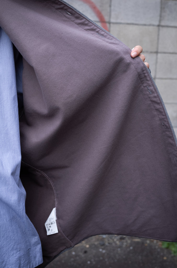 CCFA02UNI B 〈LYRIA SHARKSKIN SHIRT COAT〉