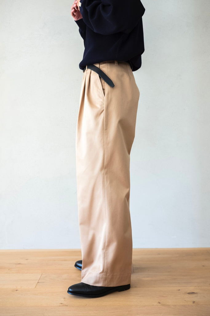 EX WIDE TROUSERS 〔NEW BEIGE〕