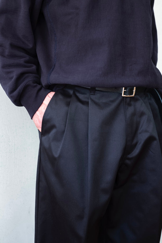 EX WIDE TROUSERS 〔BLACK〕