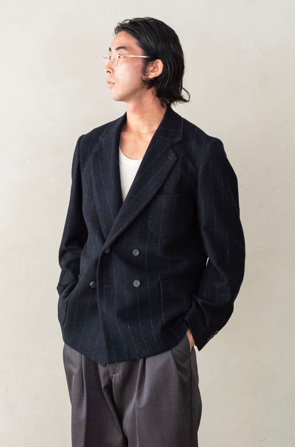 ロ*ク様 ⭐最終値下⭐M's Braque Check Chester Coat ロ*ク様 ⭐最終値下⭐M´s Braque Check Chester Coat
