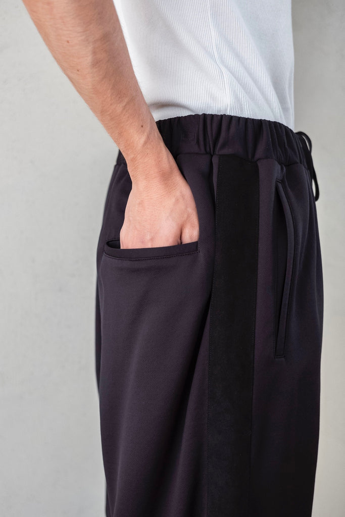 NYLON JERSEY TRACK TROUSERS