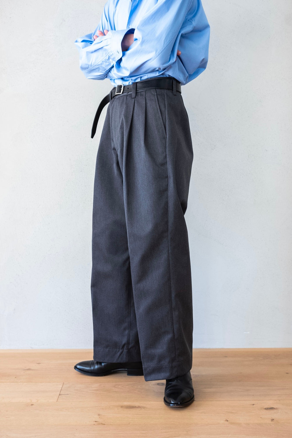 EX WIDE TROUSERS 〔GRAY〕