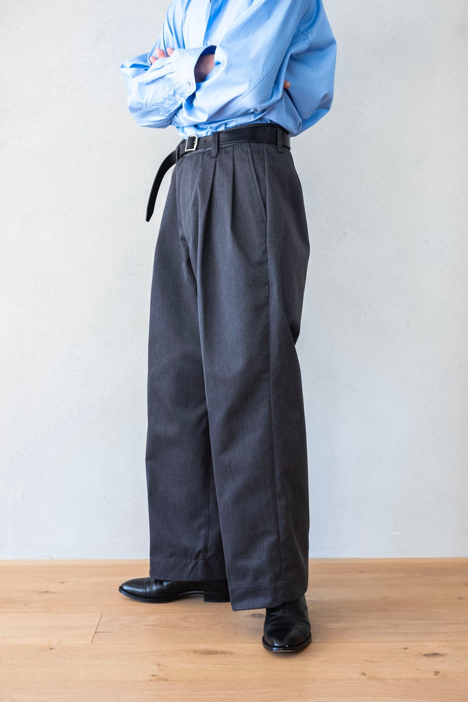 EX WIDE TROUSERS 〔GRAY〕