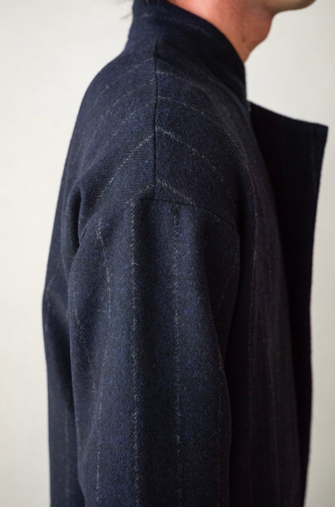 ASYMMETRIC ONE-SIDE LAPEL JUMP SUIT