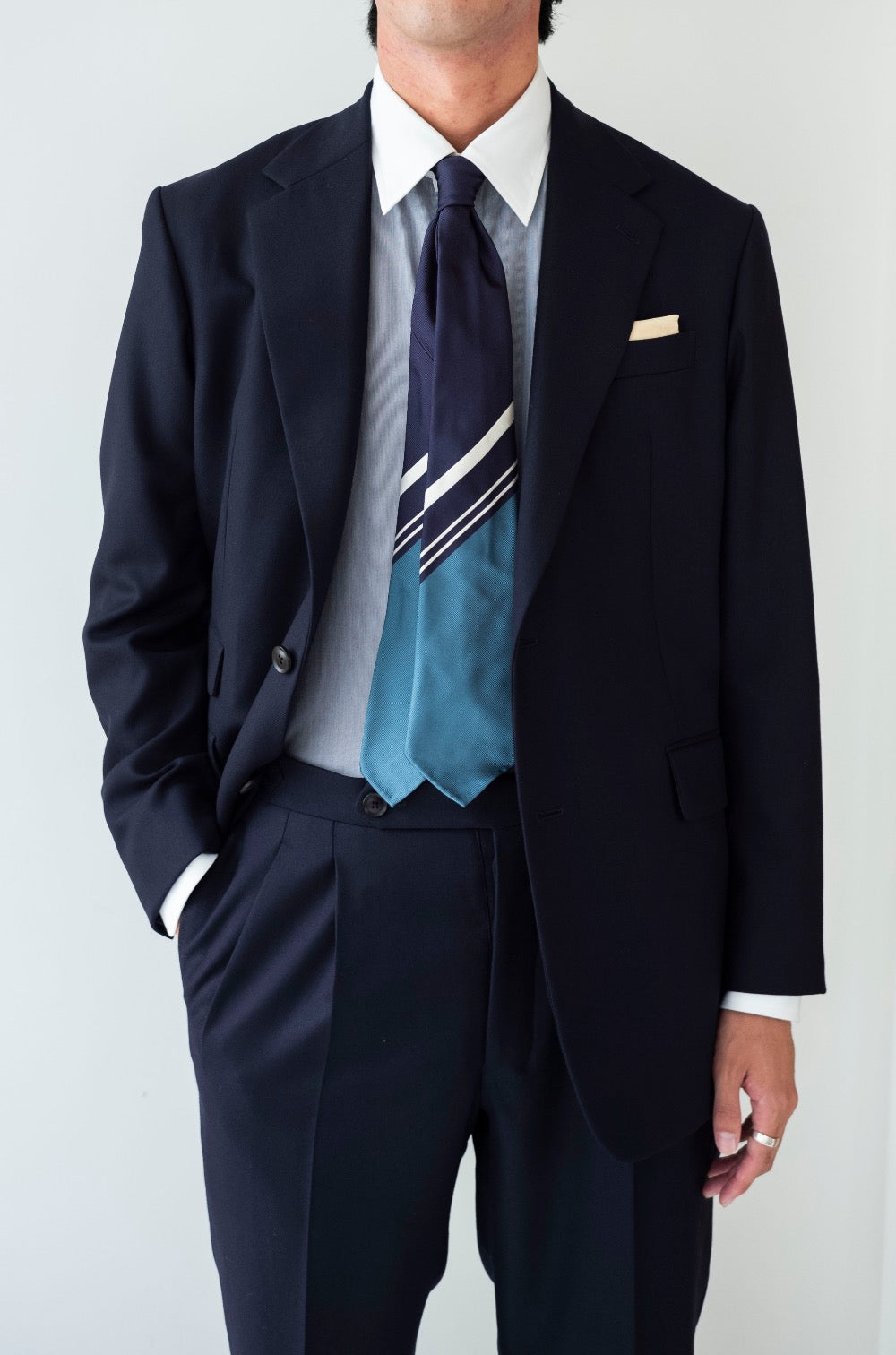 Fine Gabardine Suit〔MID NIGHT〕
