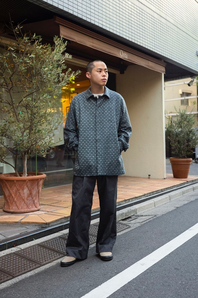 FLY FRONT OVER SHIRTS JACKET with LINING