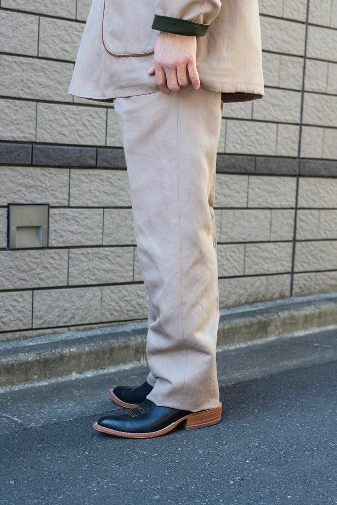 Silk Linen French Trousers