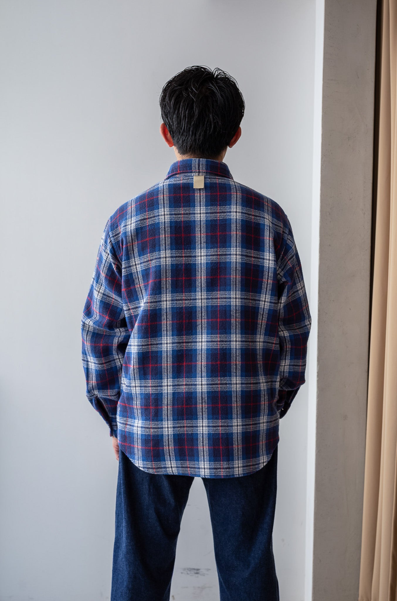 Rough Flannel Shirt 〔BLUE BASE〕