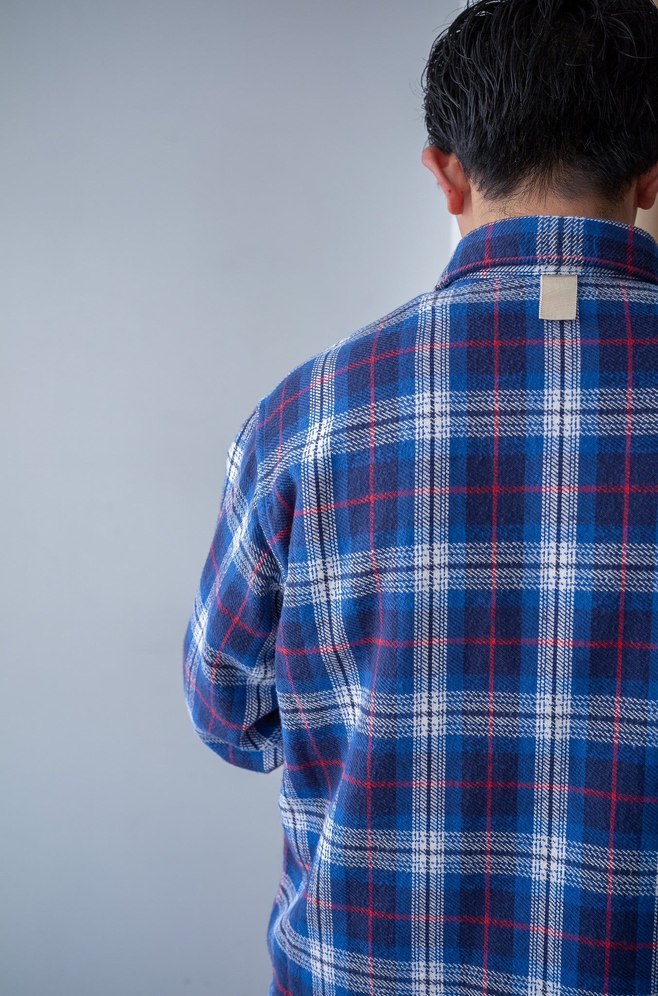 Rough Flannel Shirt 〔BLUE BASE〕
