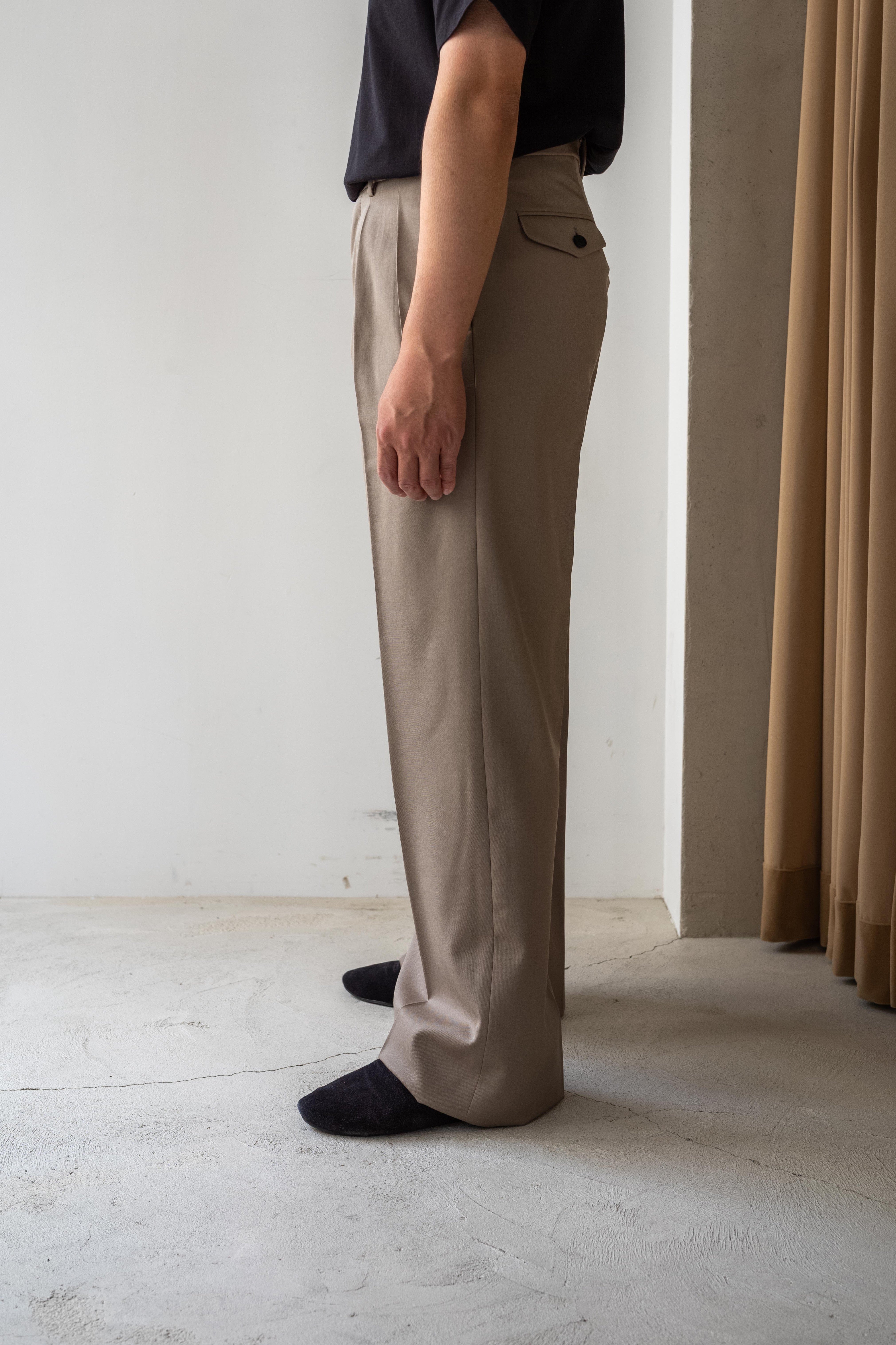 Proper Tailored Trousers 〔GREIGE〕