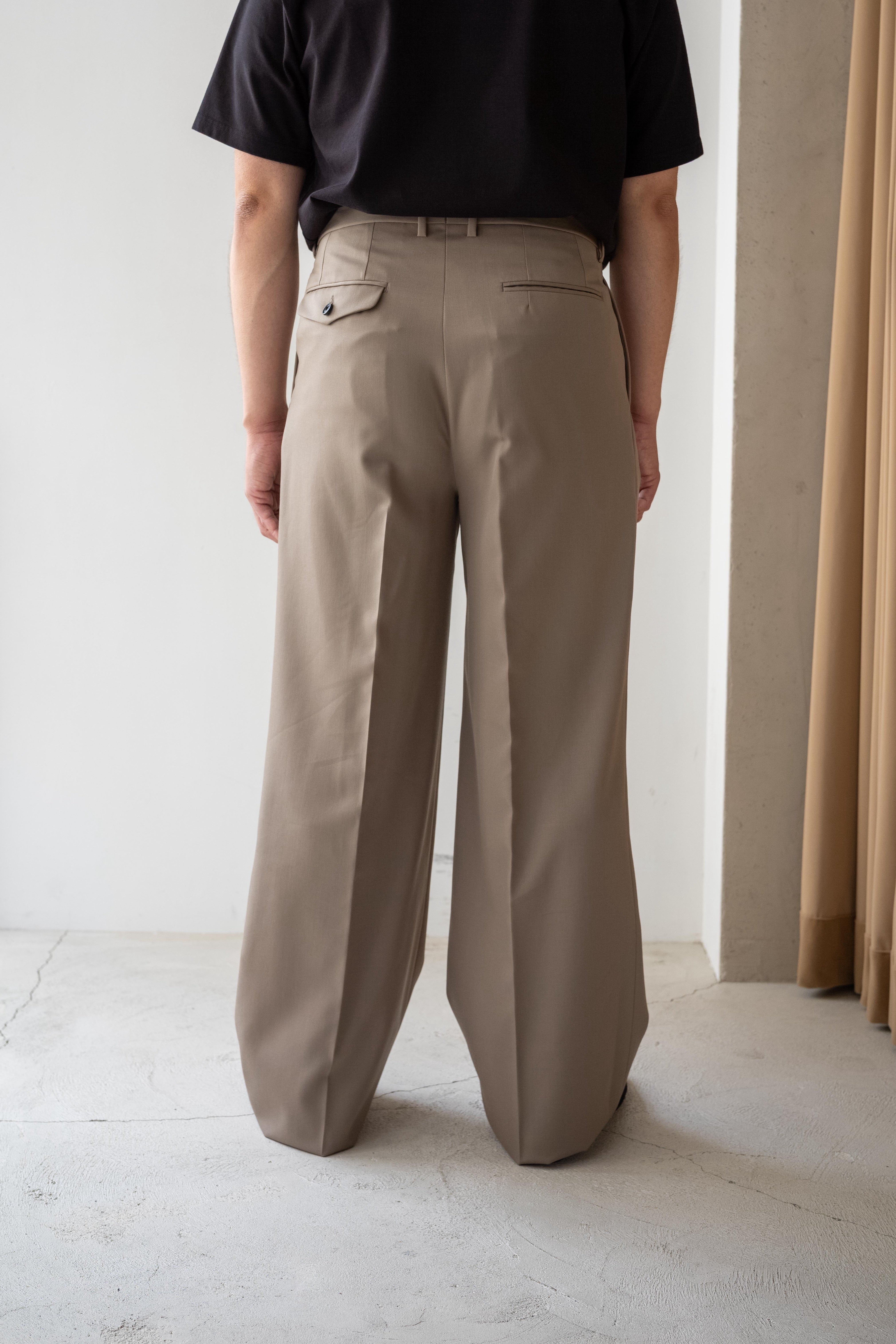 Proper Tailored Trousers 〔GREIGE〕