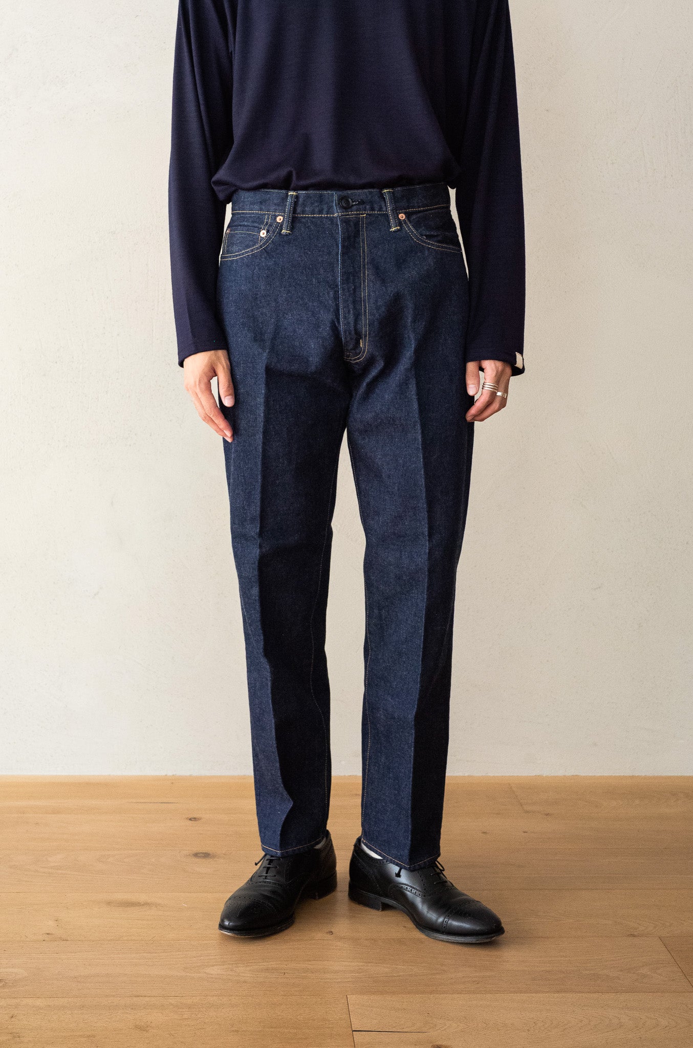 Denim Tapered Trousers （ONE WASH） | cliché