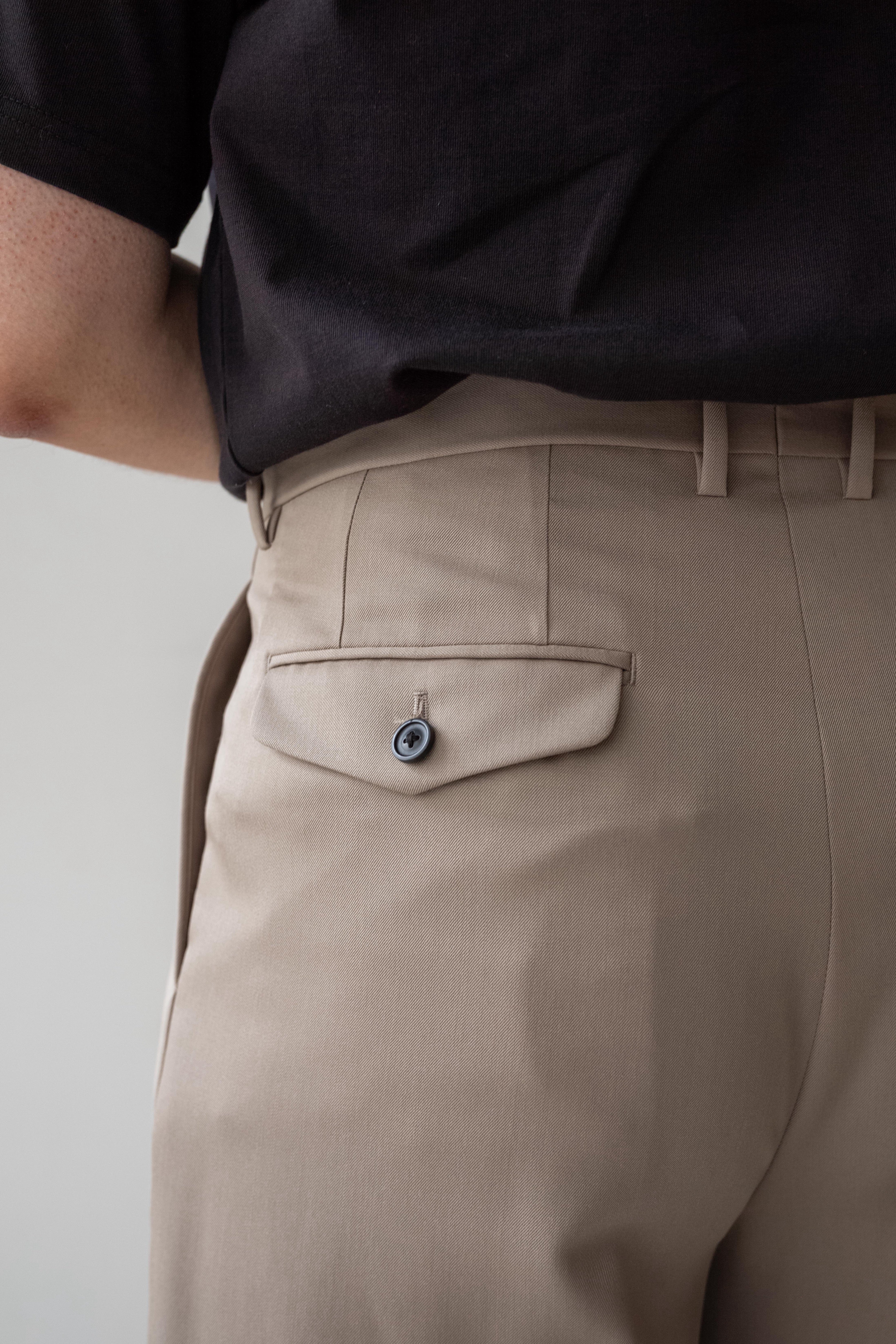 Proper Tailored Trousers 〔GREIGE〕