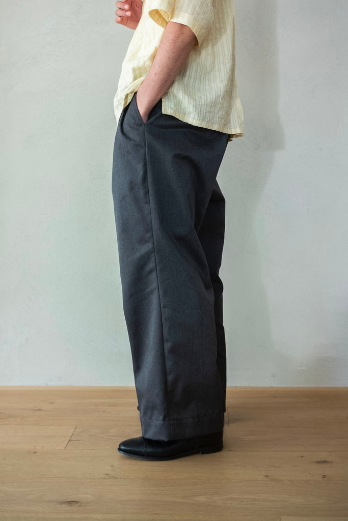 EX WIDE TROUSERS [GRAY]