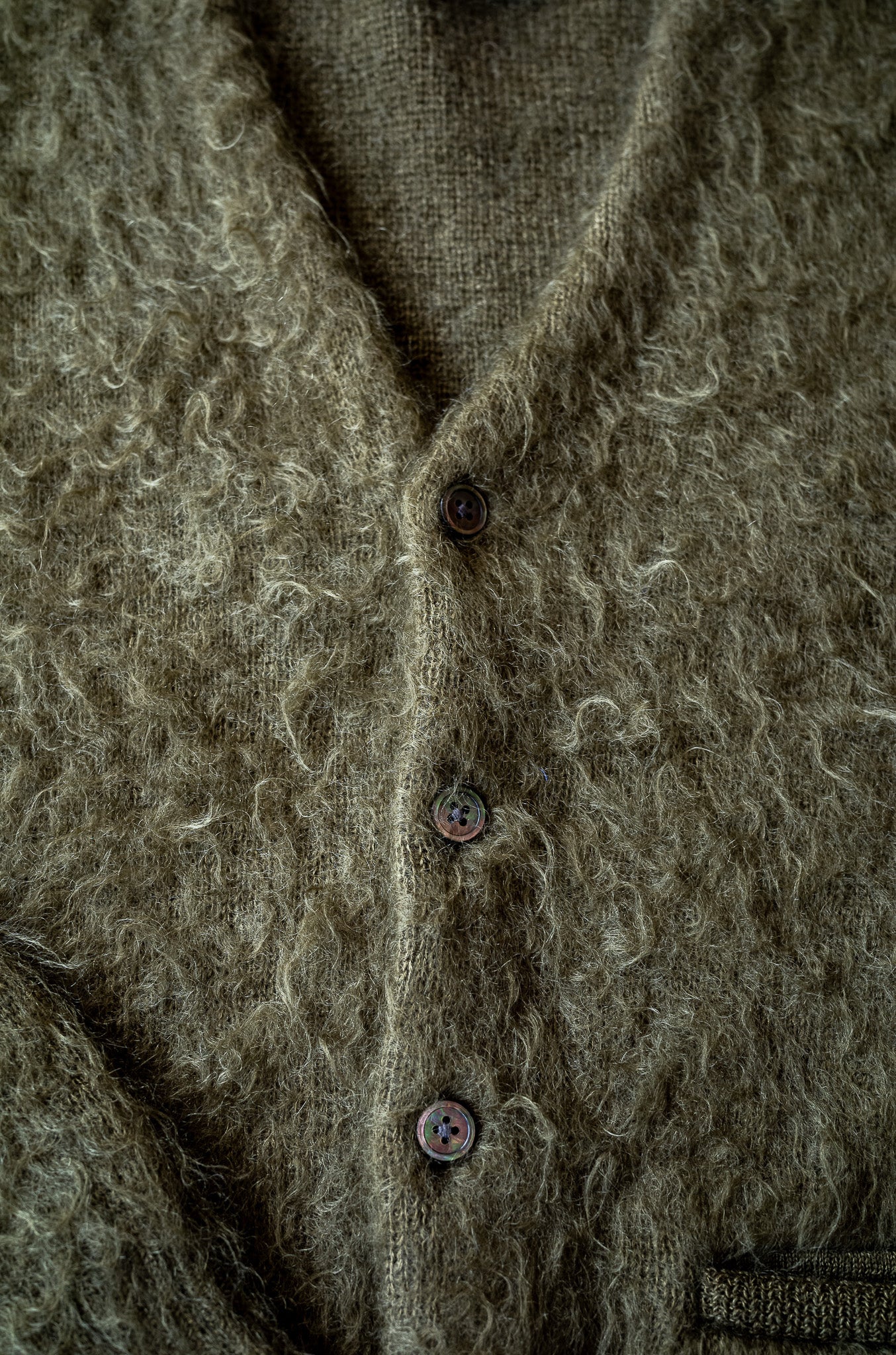 Stupid Shaggy Cardigan 〔KURT〕