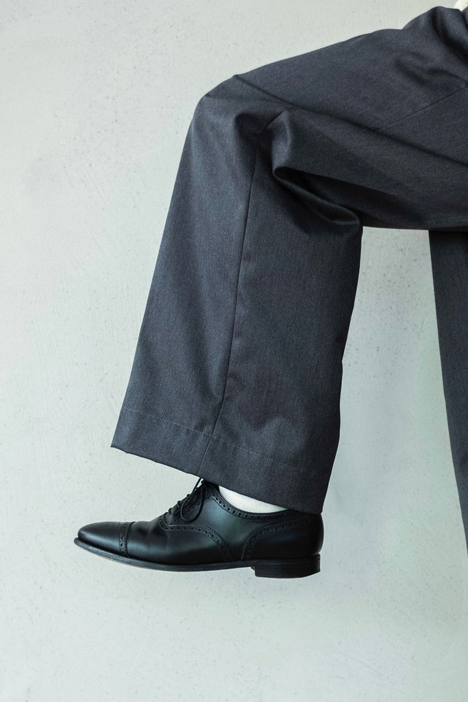 EX WIDE TROUSERS [GRAY]