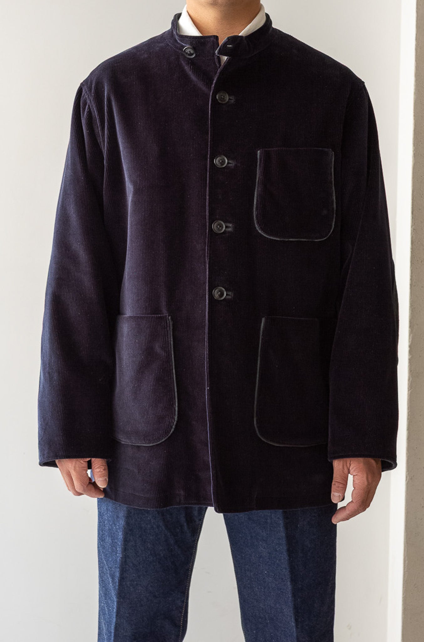 Corduroy Forestiere Jacket〔NAVY〕