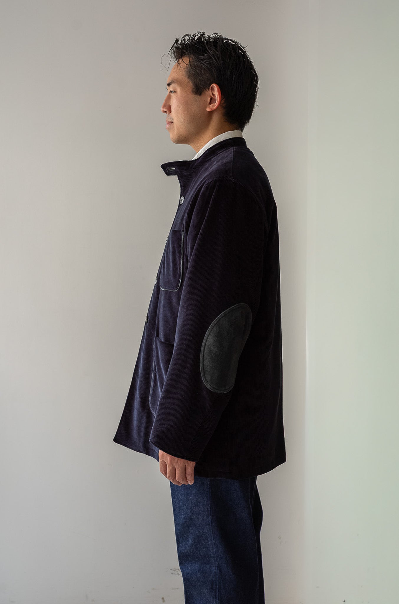 Corduroy Forestiere Jacket〔NAVY〕