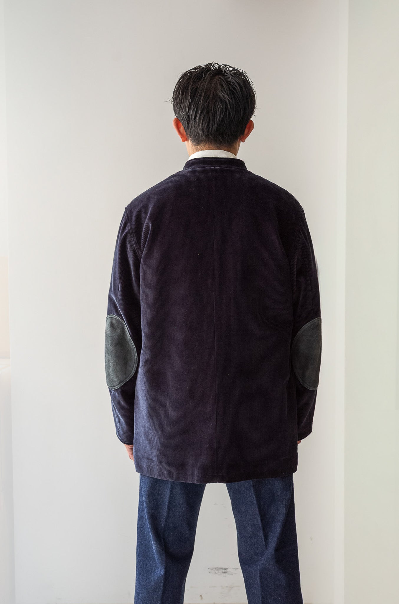 Corduroy Forestiere Jacket〔NAVY〕