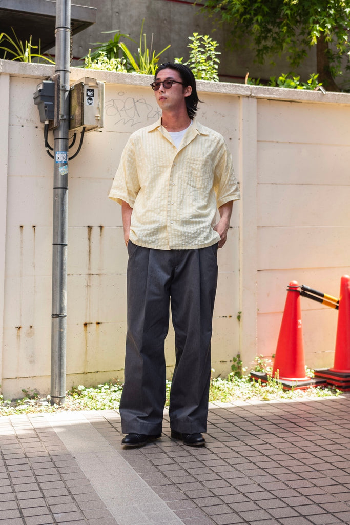 EX WIDE TROUSERS [GRAY]
