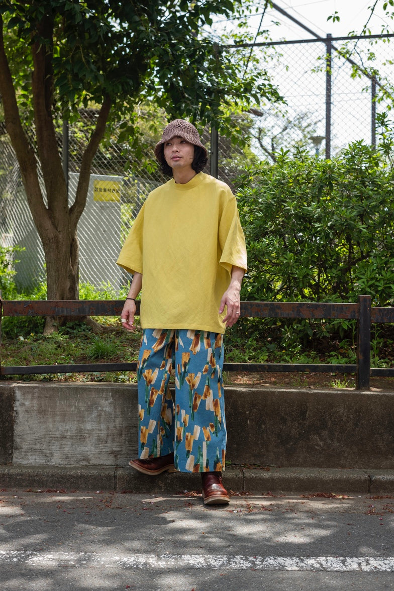 m's braque　MOCKNECK TEE 　モックネック　イエロー m's braque】MOCKNECK TEE / Yellow – TOKIS