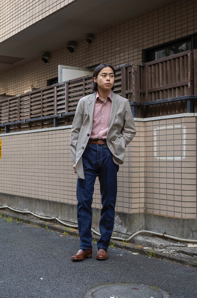 cantate カンタータ Denim Tapered Trousers-eastgate.mk